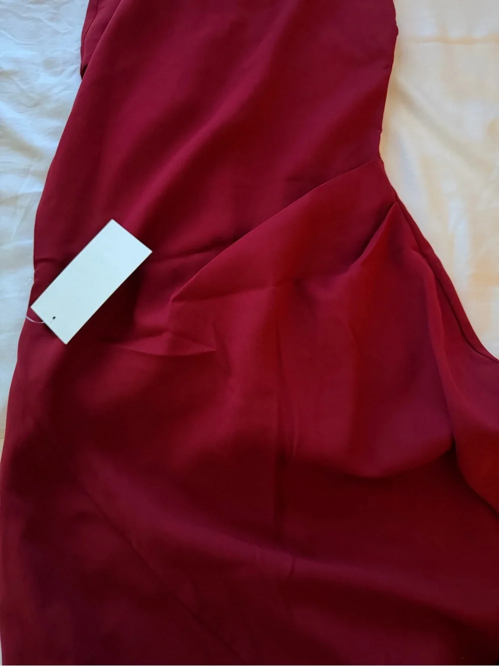 STAUD Zaya Draped Maxi Dress Red Size 0 NWT Designer Gown - Picture 13 of 16